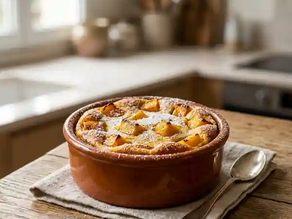 Clafoutis à la mangue fondant et gourmand - Photo de présentation