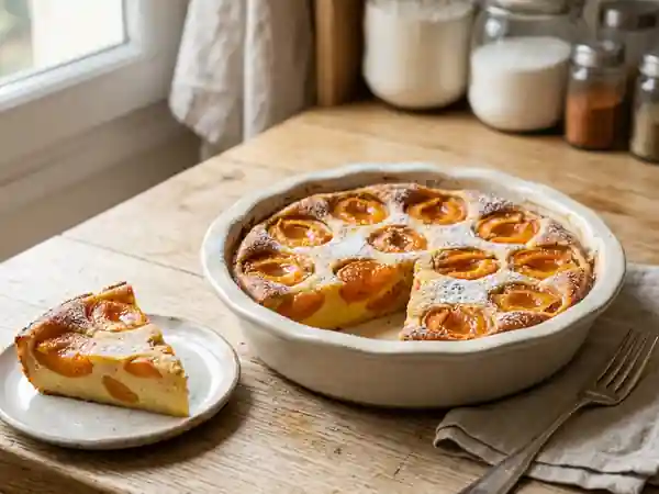 Clafoutis aux abricots ultra facile et rapide - Photo de présentation