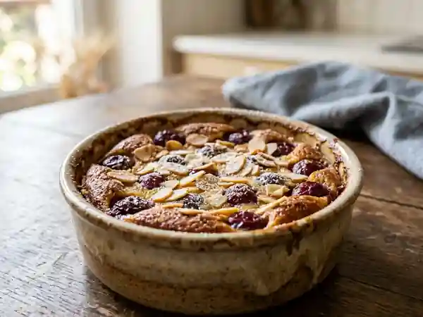 Clafoutis aux cerises cœur amandine - Photo de présentation