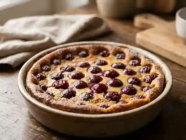 Clafoutis aux cerises juteux - Photo de présentation