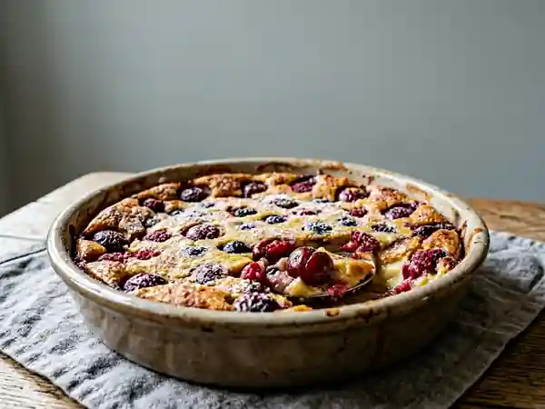 Clafoutis minceur aux fruits rouges léger et savoureux - Photo de présentation