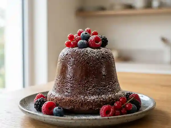 Cloche de Pâques Gourmande au Chocolat et Fruits - Photo de présentation