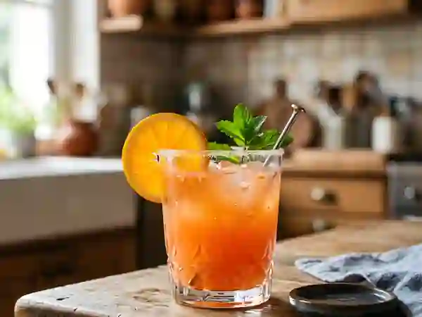 Cocktail Acidulé Orange et Pamplemousse - Photo de présentation