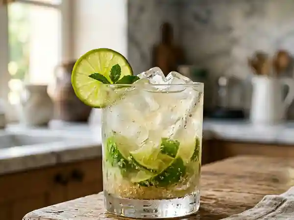 Cocktail Cachaça Exotique et Rafraîchissant - Photo de présentation