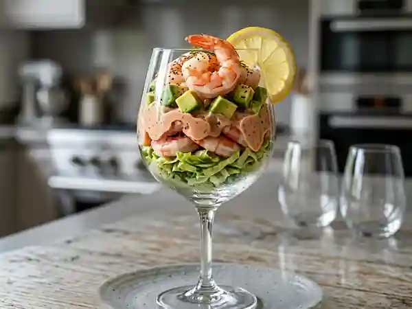 Cocktail de Crevettes Frais et Acidulé - Photo de présentation