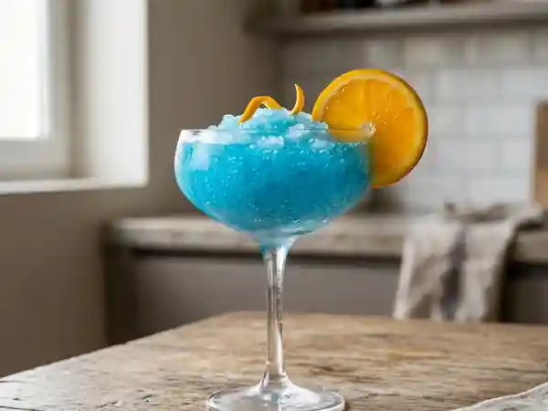 Cocktail Bleu Électrique et Acidulé - Photo de présentation