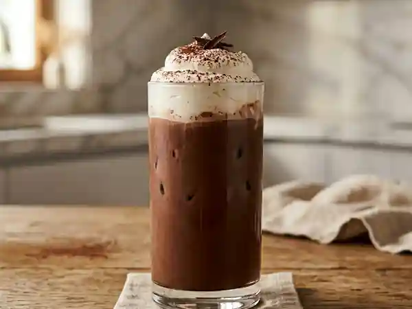 Cocktail gourmand au chocolat onctueux - Photo de présentation