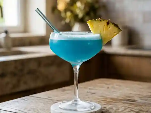 Cocktail Lagon Bleu : Recette Facile et Rafraîchissante - Photo de présentation
