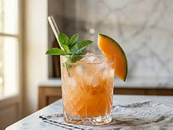 Cocktail Givré au Melon et Menthe - Photo de présentation