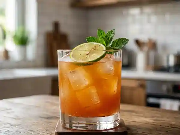 Cocktail Rhum Punch Authentique de la Barbade - Photo de présentation