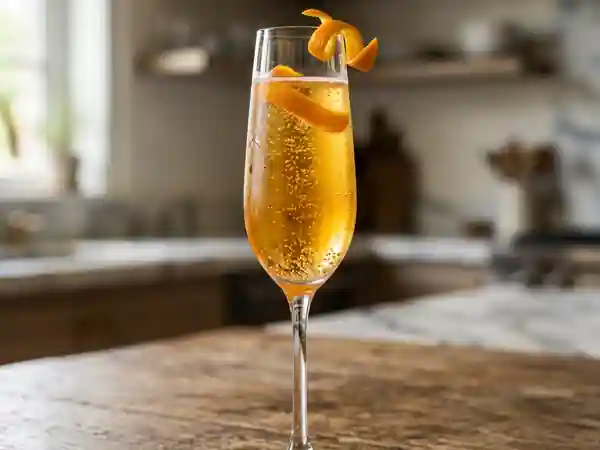 Cocktail Royal à l'Orange : Élégance et Fraîcheur - Photo de présentation