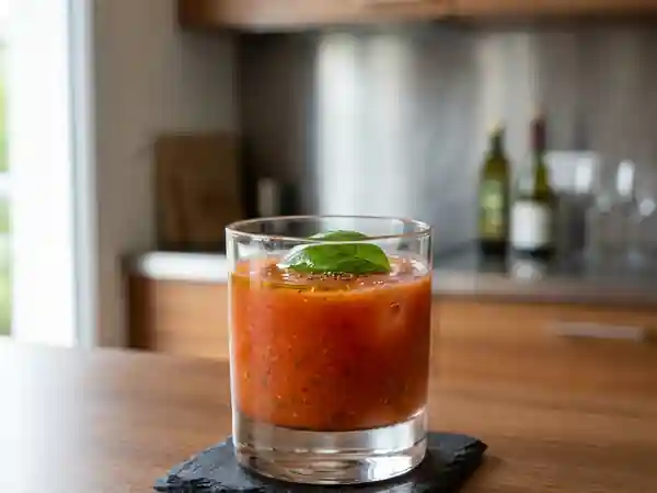 Cocktail Givré Tomate Basilic et Poivron - Photo de présentation