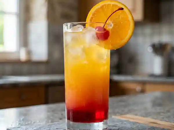 Cocktail Tequila Sunrise : Recette Facile et Rafraîchissante - Photo de présentation