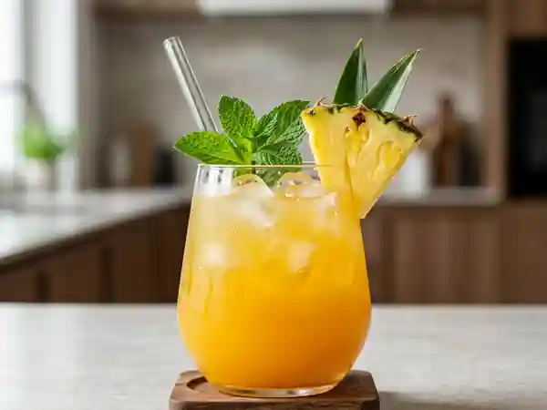 Punch mangue-ananas givré et acidulé - Photo de présentation