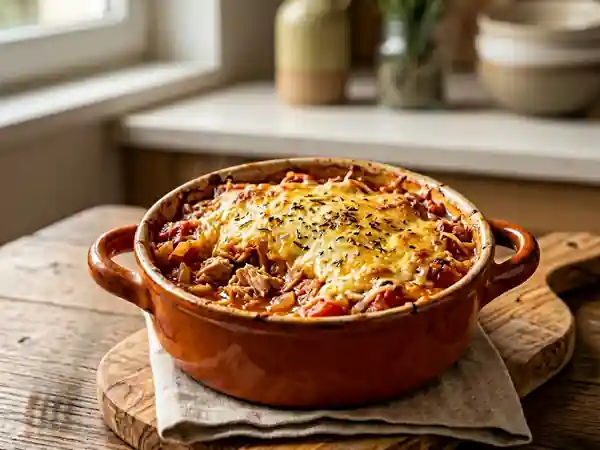 Gratin de thon fondant à la provençale - Photo de présentation