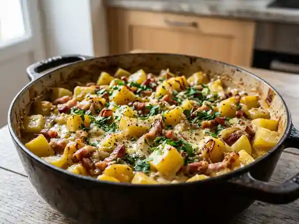 Cocotte paysanne aux pommes de terre fondantes - Photo de présentation