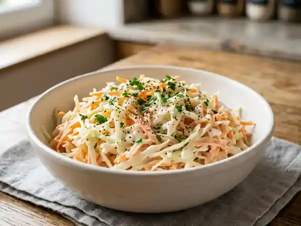 Coleslaw ultra-croquant sauce crémeuse miel - Photo de présentation