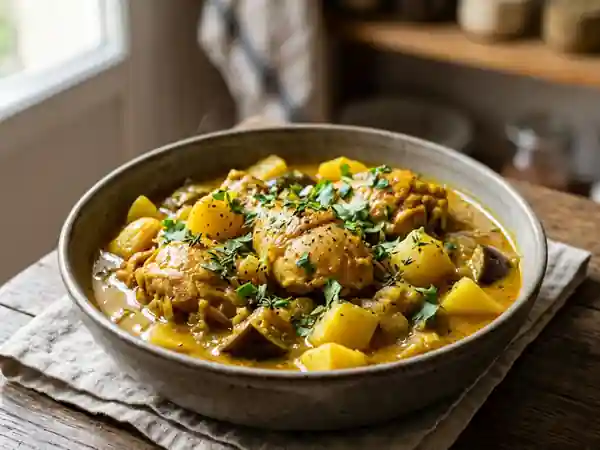 Colombo de poulet parfumé aux épices des Antilles - Photo de présentation