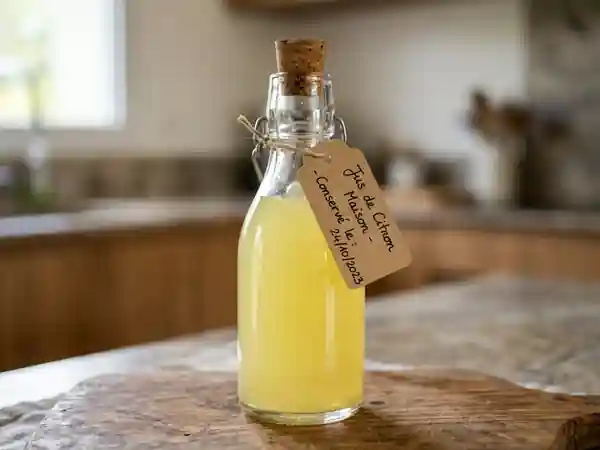Comment Conserver Facilement le Jus de Citron Frais à la Maison - Photo de présentation