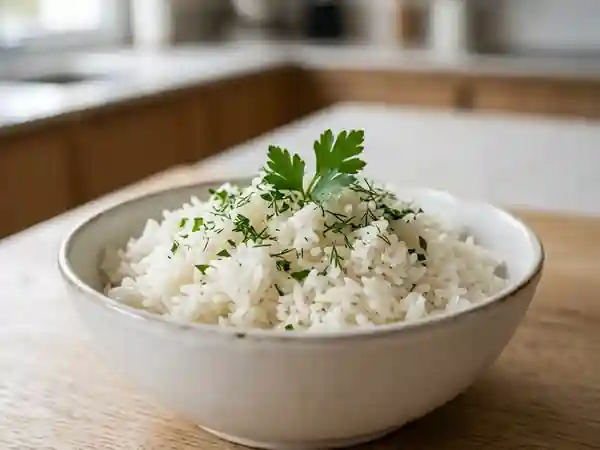 Riz blanc aérien et fondant express - Photo de présentation