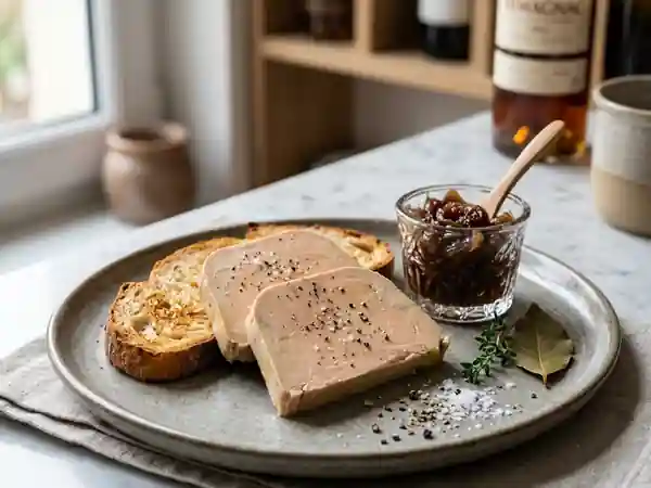 Foie gras de canard fondant à l'Armagnac - Photo de présentation