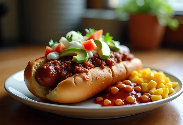 Completos chili con carne : le hot-dog chilien gourmand