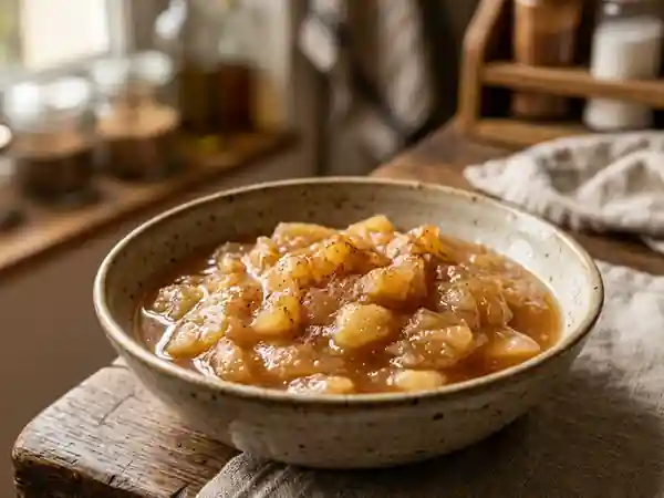 Compote Pomme Poire Fondante à la Cannelle - Photo de présentation