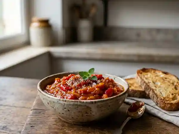 Compote de poivrons maison douce et savoureuse - Photo de présentation