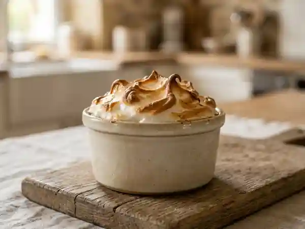 Compote de pommes meringuée maison : dessert gourmand et facile - Photo de présentation
