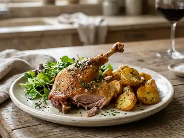 Confit de Canard Maison : Recette Traditionnelle et Savoureuse - Photo de présentation
