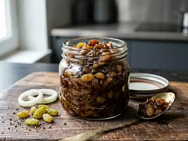 Confit d'oignons de Roscoff fondant au balsamique - Photo de présentation