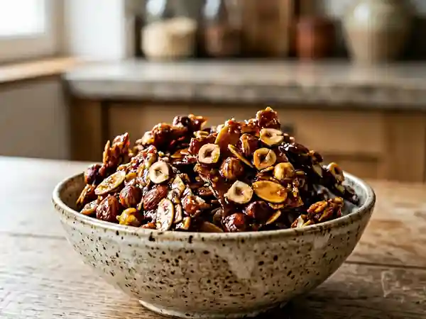 Noisettes et amandes caramélisées ultra-croquantes - Photo de présentation