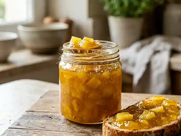 Confiture d'ananas fondante et acidulée - Photo de présentation