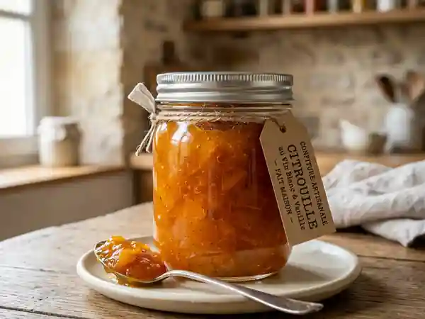 Confiture de citrouille au vin blanc : recette gourmande et facile - Photo de présentation