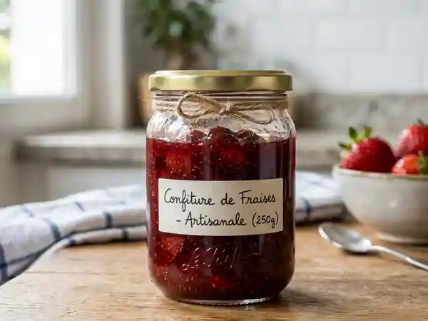Confiture de fraises fondante et rapide - Photo de présentation