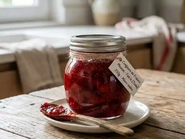 Confiture de fraises express et fondante - Photo de présentation