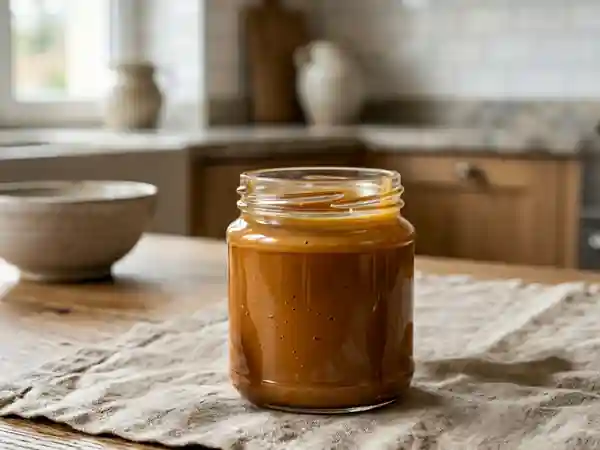 Dulce de leche onctueux et caramélisé - Photo de présentation