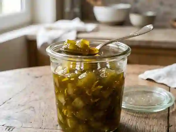 Confiture de tomates vertes acidulée à la vanille - Photo de présentation