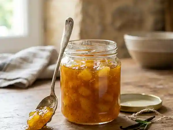 Confiture d'ananas à la vanille bourbon - Photo de présentation
