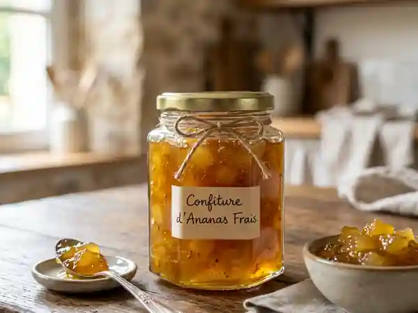 Confiture d'Ananas Fondante au Citron - Photo de présentation
