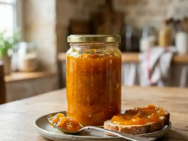 Confiture onctueuse citrouille et orange - Photo de présentation