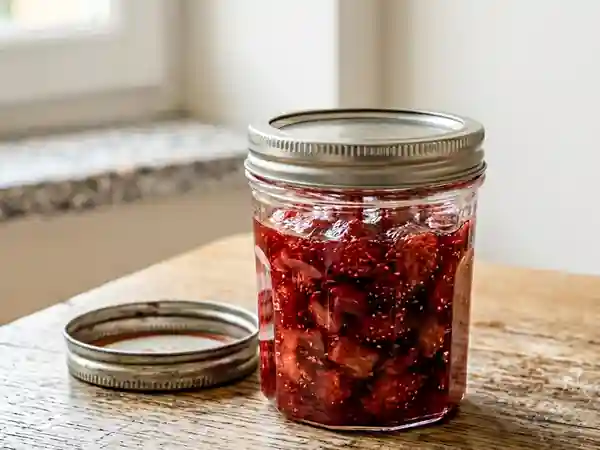 Confiture Maison de Fraises et Rhubarbe : Douceur Fruitées à Tartiner - Photo de présentation
