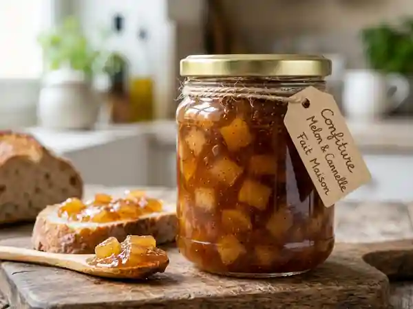 Confiture de melon fondante à la cannelle - Photo de présentation