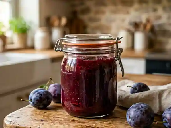 Confiture de quetsches onctueuse et acidulée - Photo de présentation
