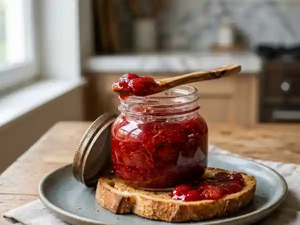Confiture Fraise Gingembre Acidulée - Photo de présentation