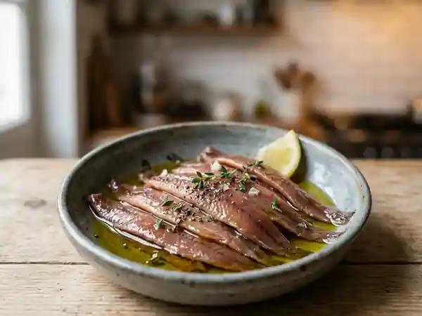Conserve Maison d'Anchois au Gros Sel : Recette Authentique et Facile - Photo de présentation