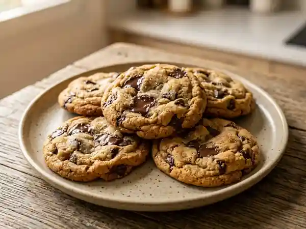 Cookies fondants aux pépites de chocolat - Photo de présentation