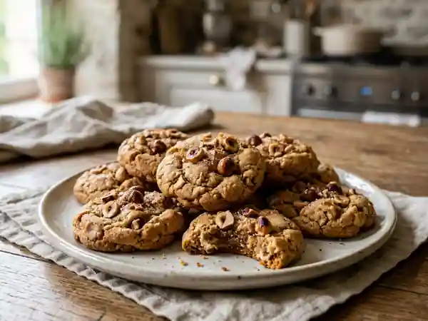 Cookies moelleux à la noisette : recette gourmande et facile - Photo de présentation
