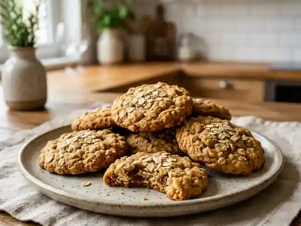 Cookies rustiques avoine et vanille - Photo de présentation
