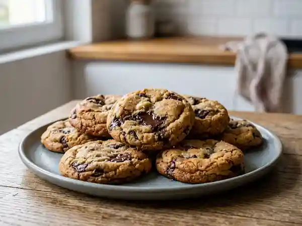 Cookies fondants aux pépites de chocolat - Photo de présentation